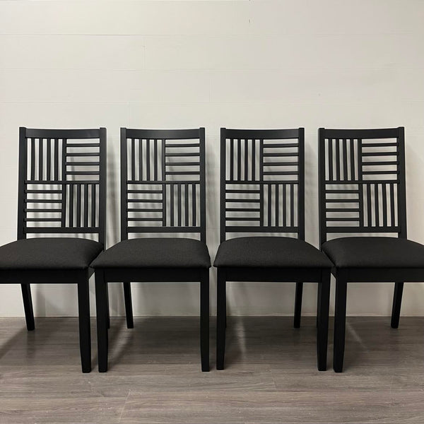 4 Black Mountain Dining Chairs