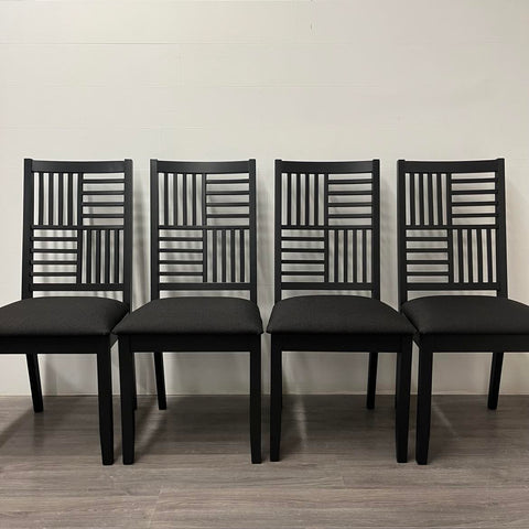 4 Black Mountain Dining Chairs
