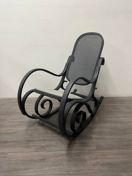 Cast Black Rocking Chair