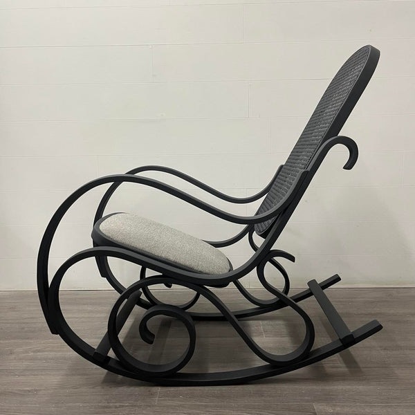 Cast Black Rocking Chair