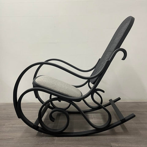 Cast Black Rocking Chair