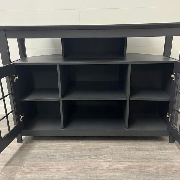 Cast Black TV Stand