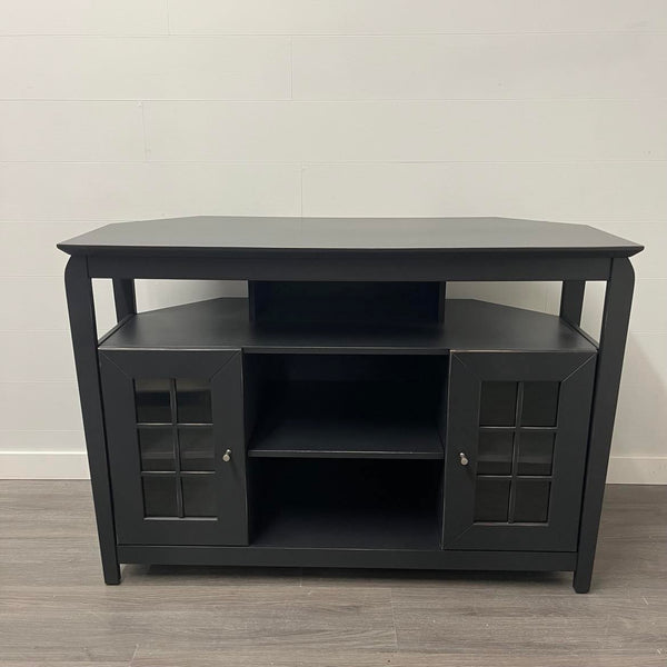 Cast Black TV Stand