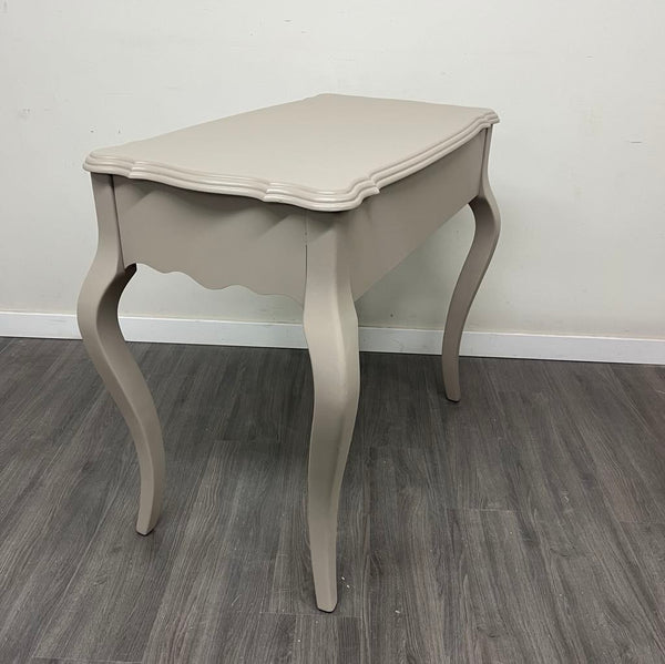 Burlap Accent Table