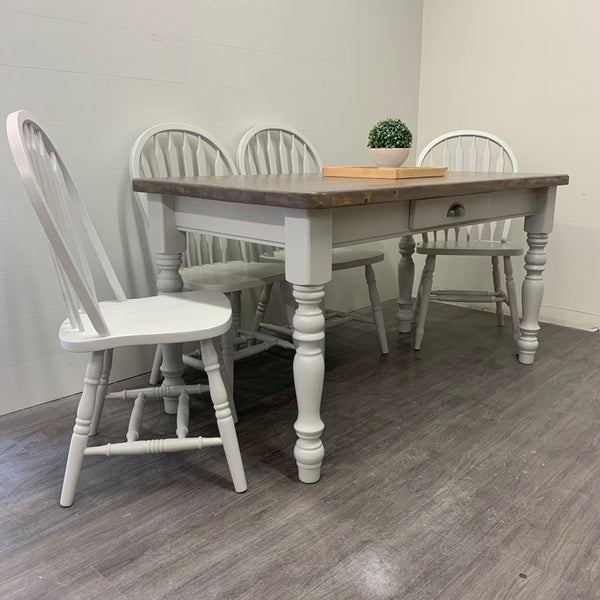 5 Piece Modern Farmhouse Dining Set