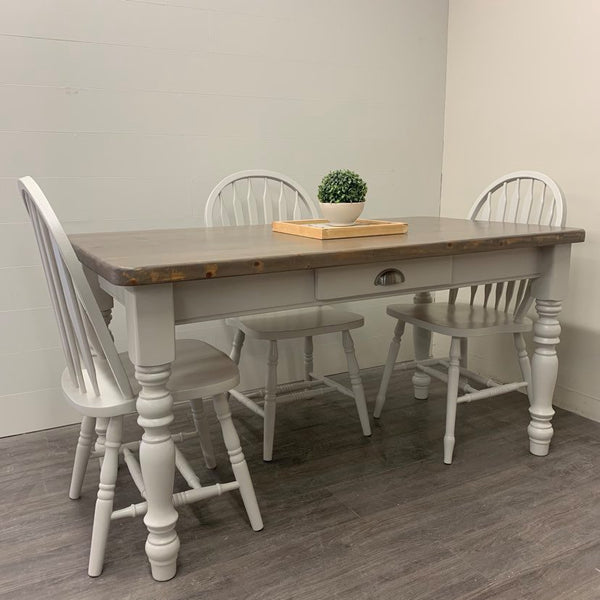 5 Piece Modern Farmhouse Dining Set