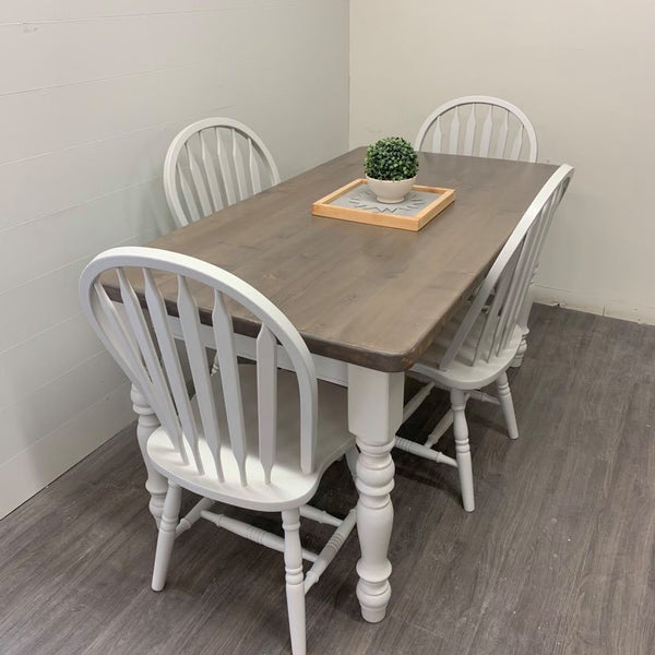 5 Piece Modern Farmhouse Dining Set