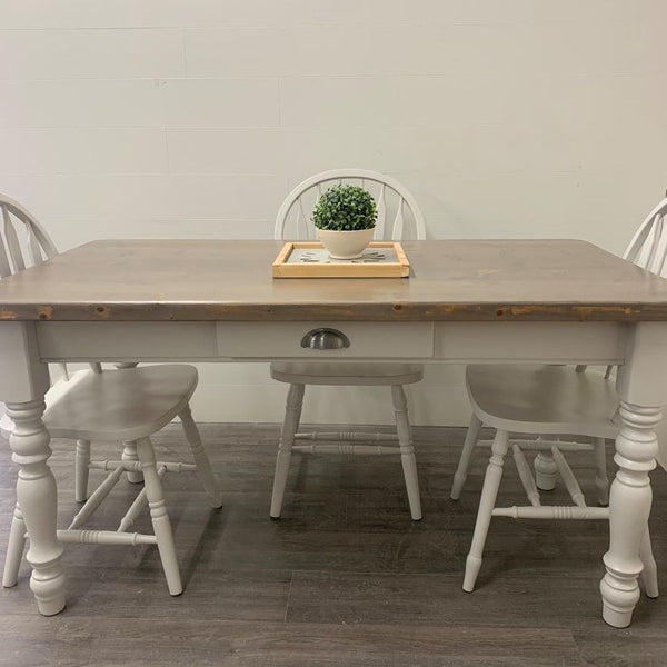 5 Piece Modern Farmhouse Dining Set