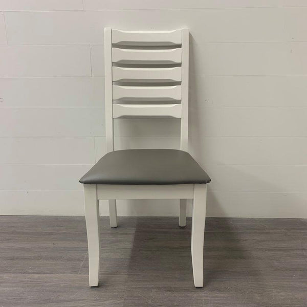 6 Little White Dining Chairs