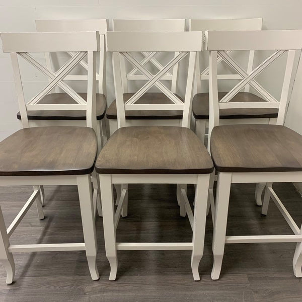 7 Piece Maple Counter Height Dining Set