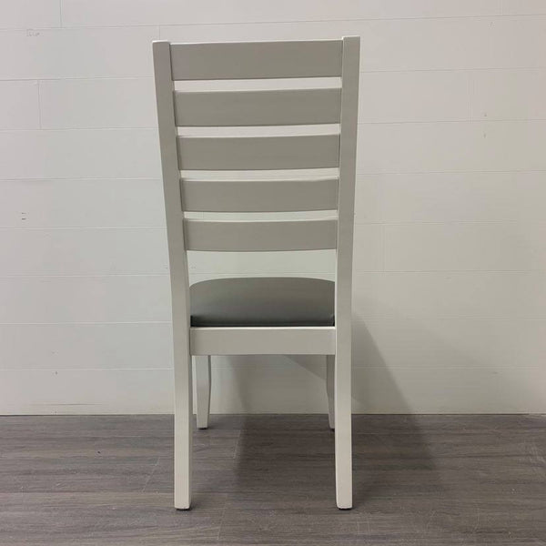 6 Little White Dining Chairs