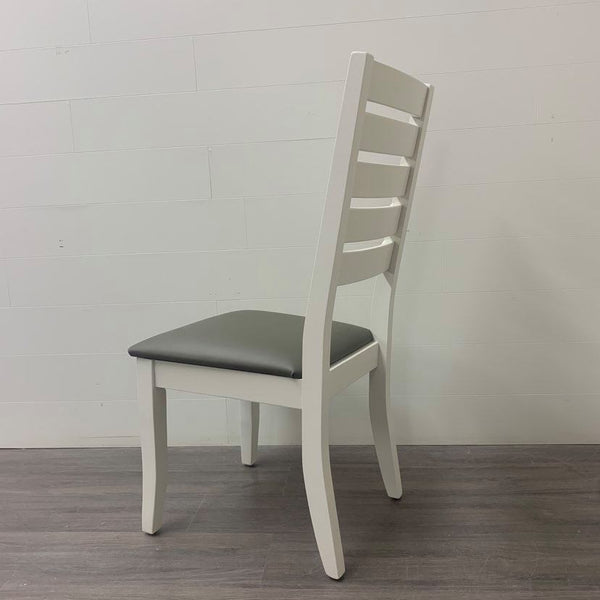 6 Little White Dining Chairs