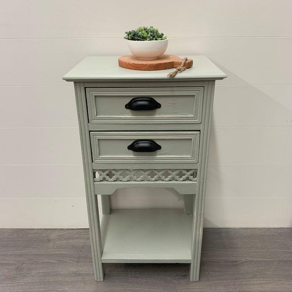 Rustic Greystokes Grey Side Table