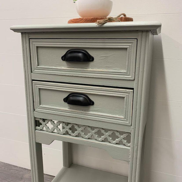 Rustic Greystokes Grey Side Table