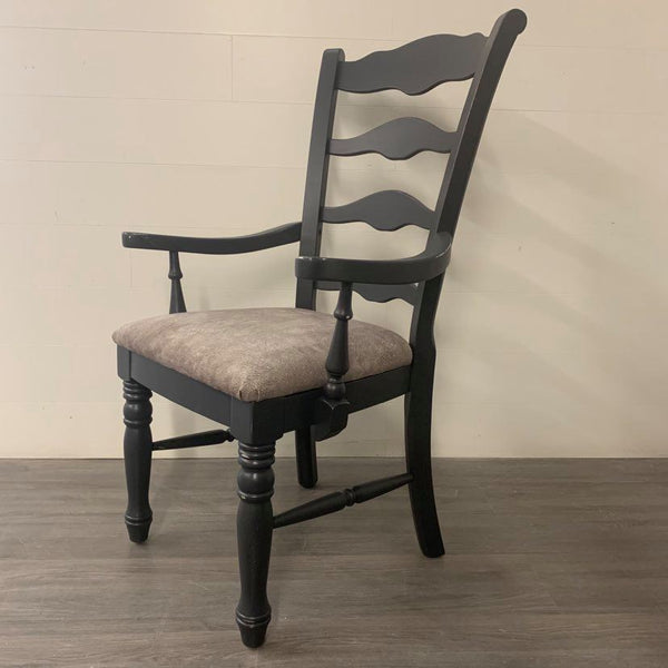 Farmhouse Cast Black Accent Chair