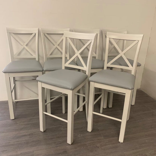 3 Shiplap Counter Height Bar Stools