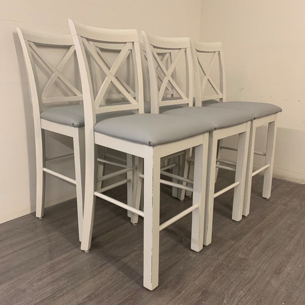 3 Shiplap Counter Height Bar Stools