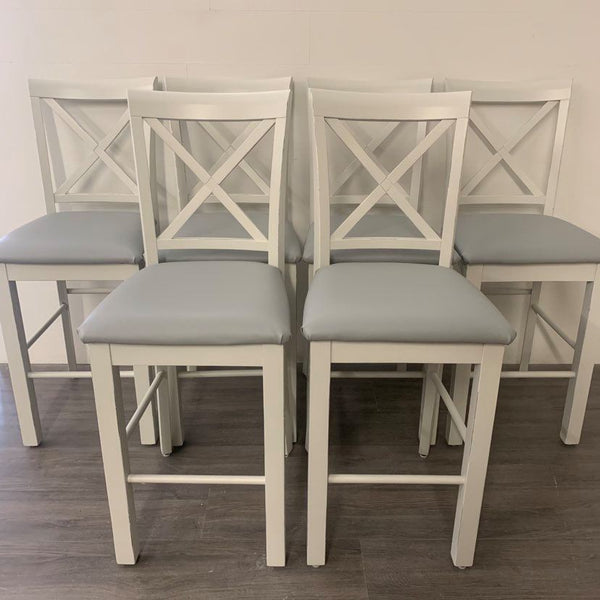 3 Shiplap Counter Height Bar Stools
