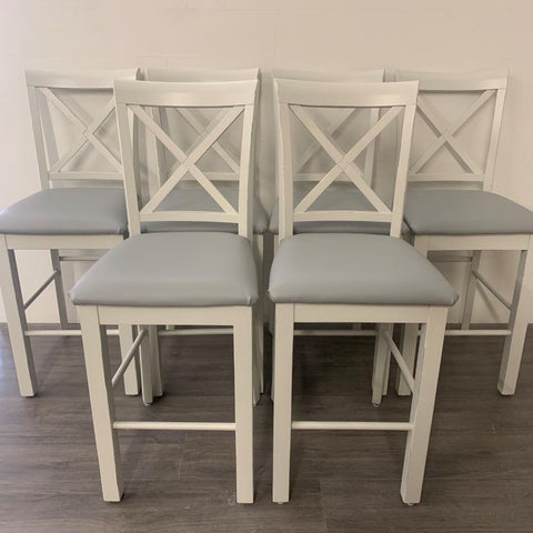 3 Shiplap Counter Height Bar Stools