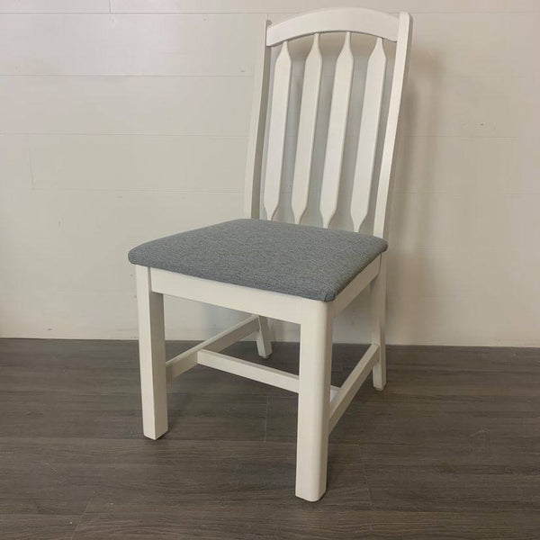 4 Little White Dining Chairs