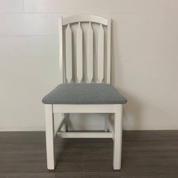 4 Little White Dining Chairs