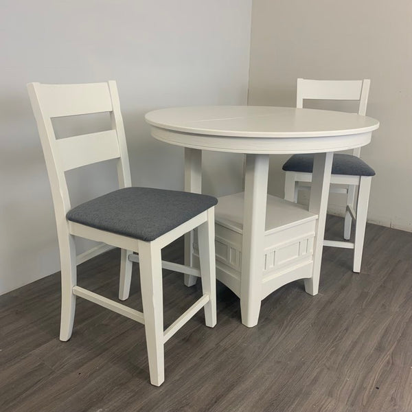 4 Piece Little White Dining Set