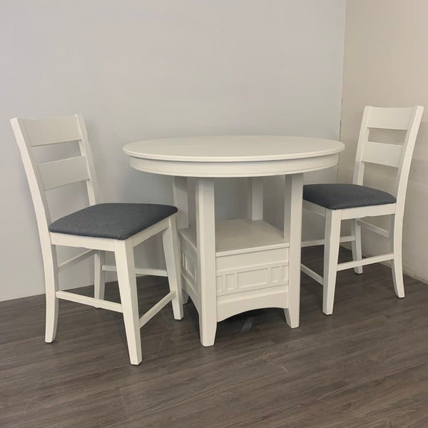 4 Piece Little White Dining Set