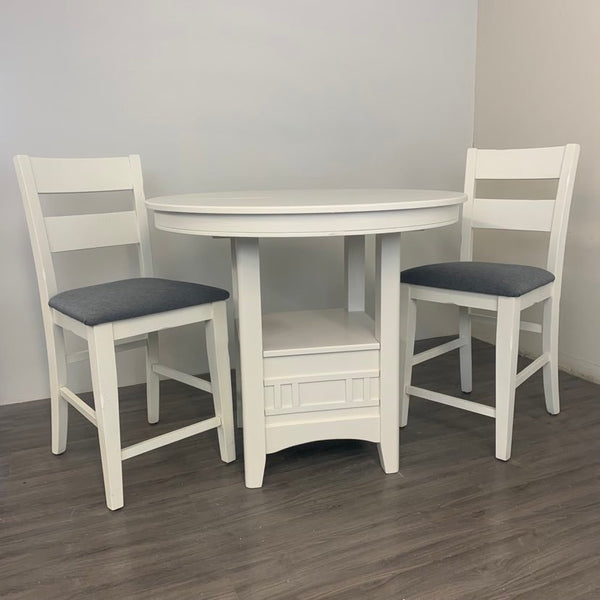 4 Piece Little White Dining Set