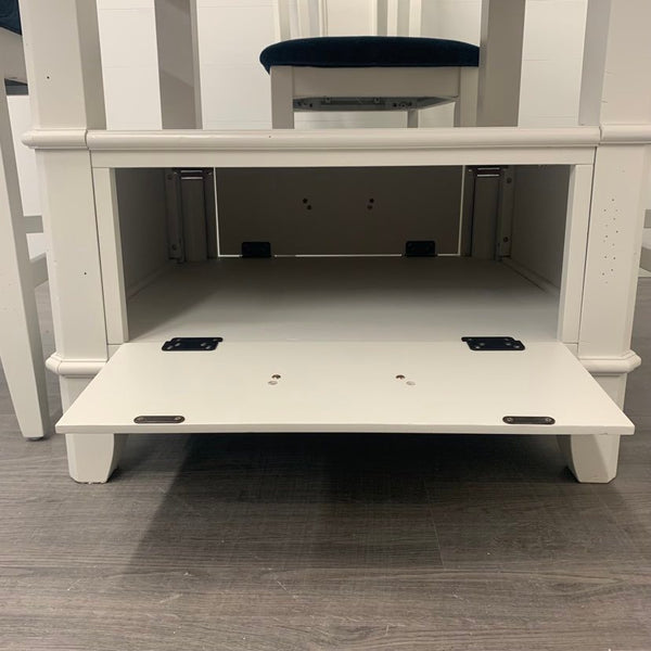 5 Piece Little White Dining Set