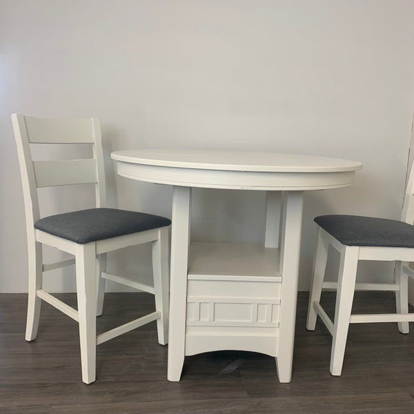 4 Piece Little White Dining Set