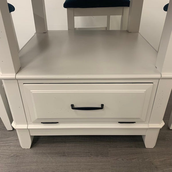 5 Piece Little White Dining Set