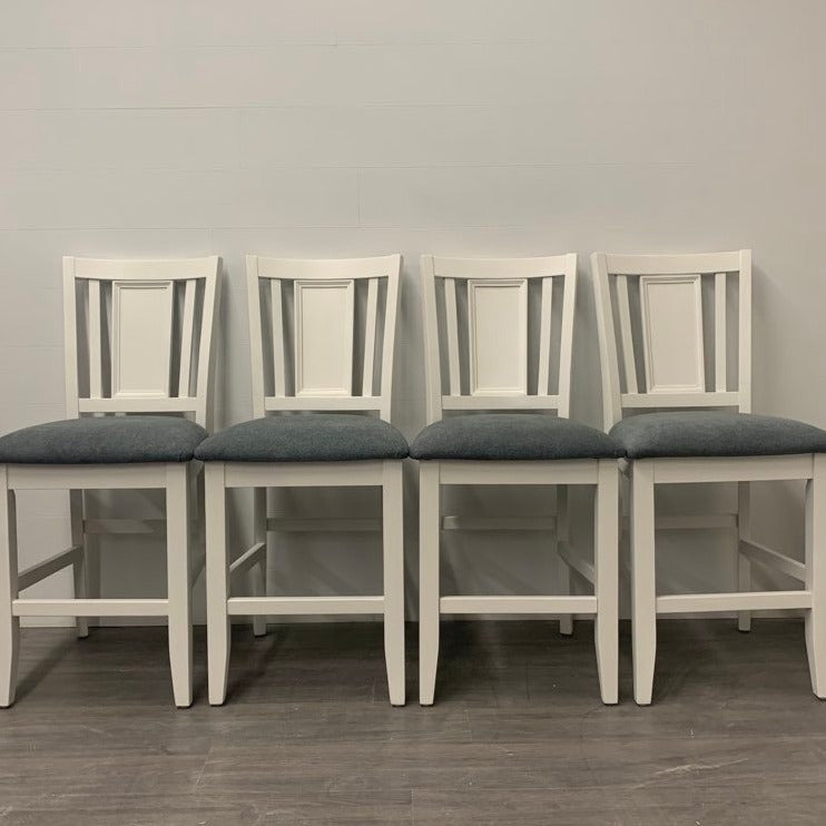 4 Little White Stools