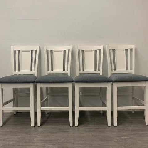4 Little White Stools