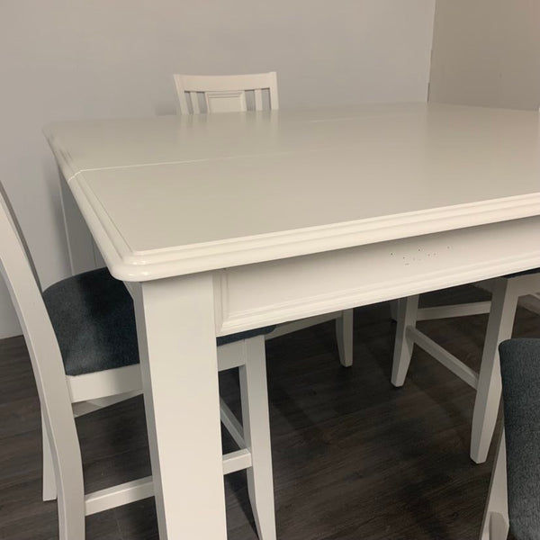 5 Piece Little White Dining Set