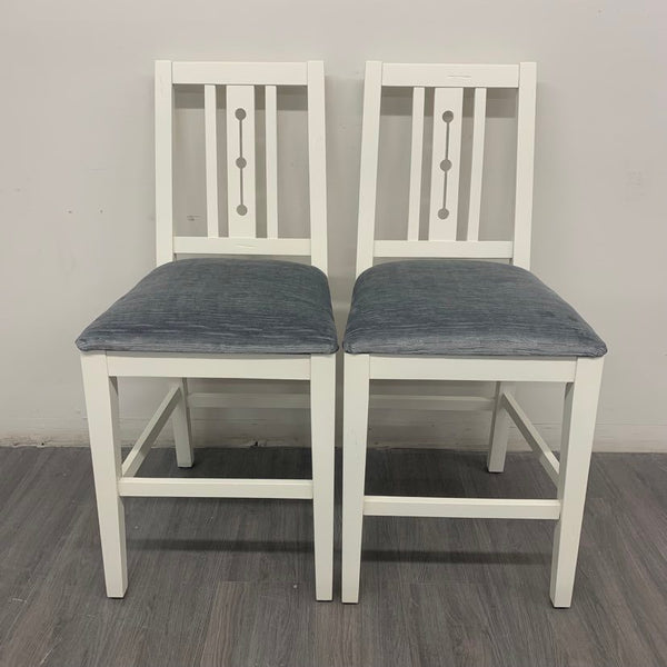 2 Ivory Counter Height Stools