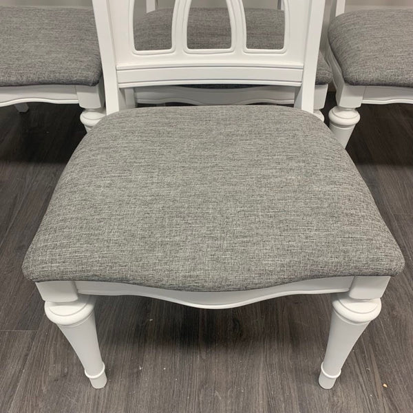 4 Little White Dining Chairs