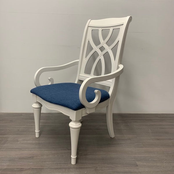 2 Little White Accent Chairs