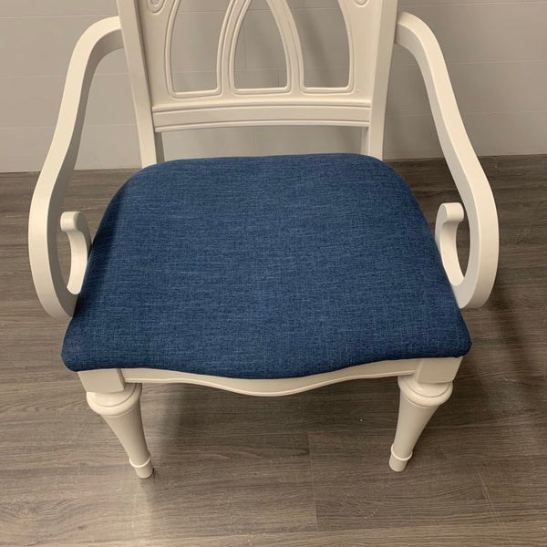 2 Little White Accent Chairs