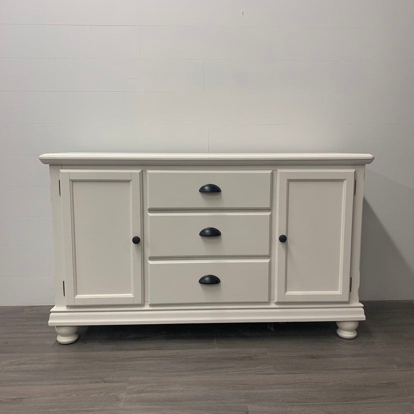 Little White Modern Farmhouse Buffet