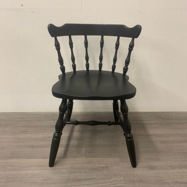 6 Piece Black Farmhouse Dining Set