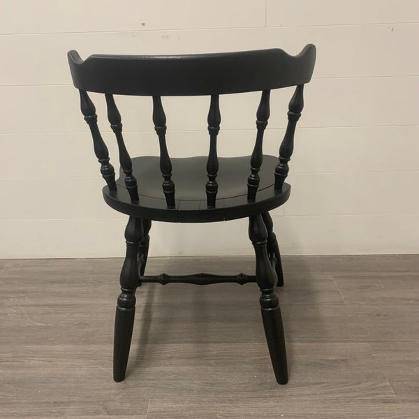 6 Piece Black Farmhouse Dining Set