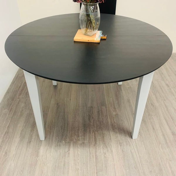 6 Piece Black Farmhouse Dining Set