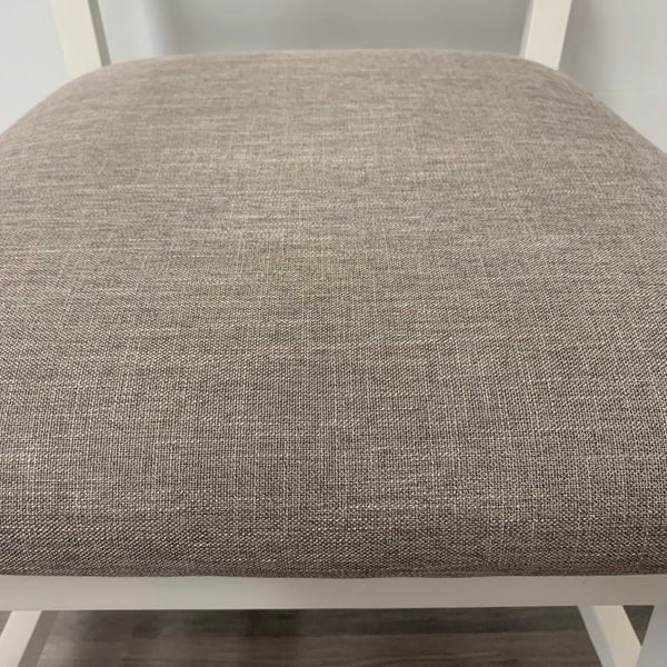 6 Little White Dining Chairs