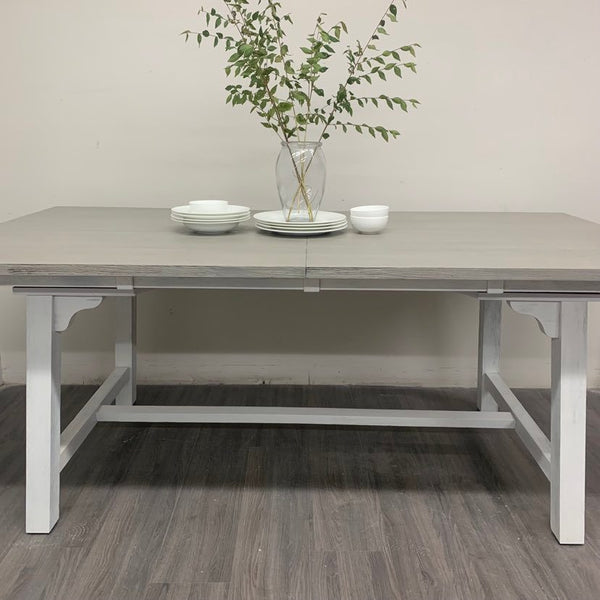 8 Piece farmhouse harvest dining set