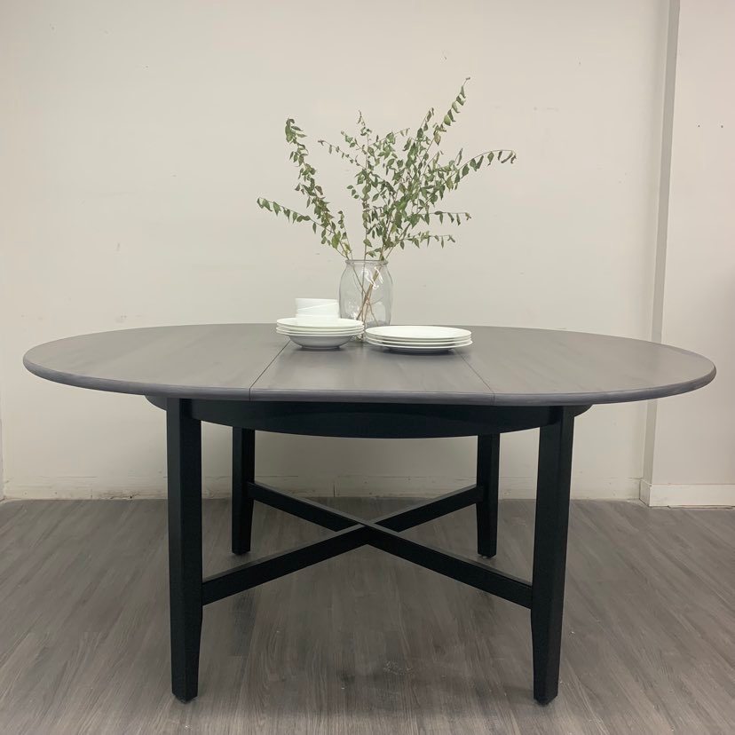 Cast Black Dining Table