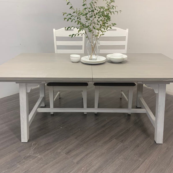 8 Piece farmhouse harvest dining set