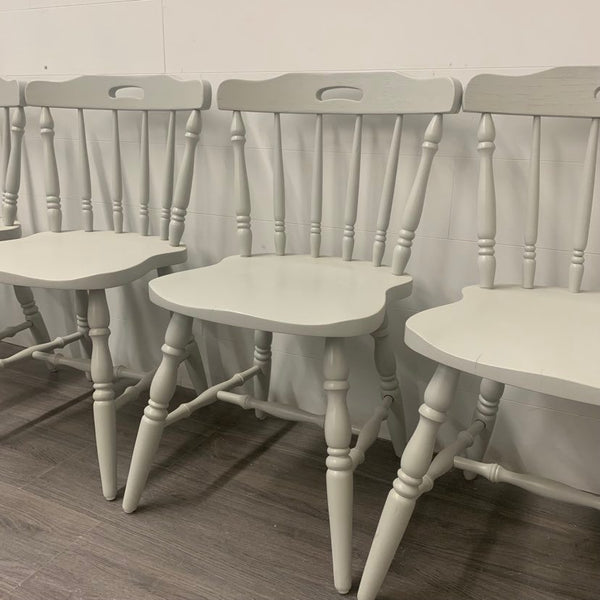 4 Rustic Farmhouse Style Kitchen Chairs