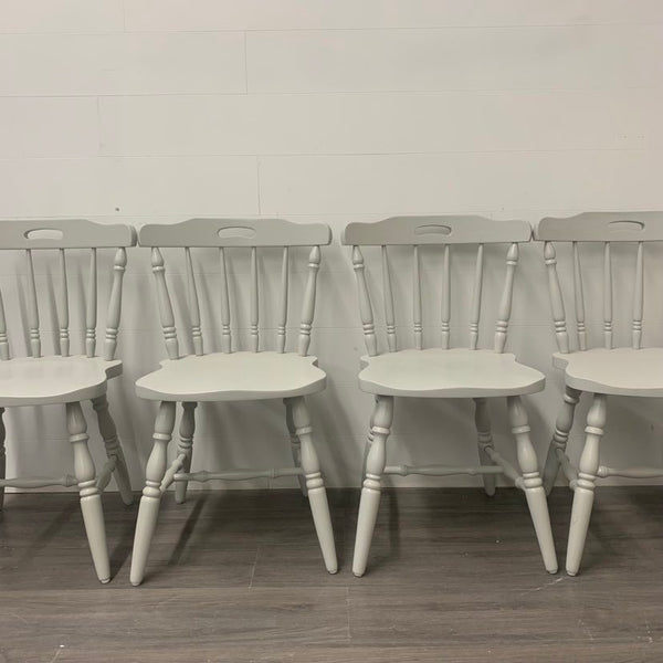 4 Rustic Farmhouse Style Kitchen Chairs