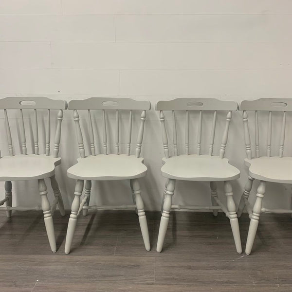 4 Rustic Farmhouse Style Kitchen Chairs