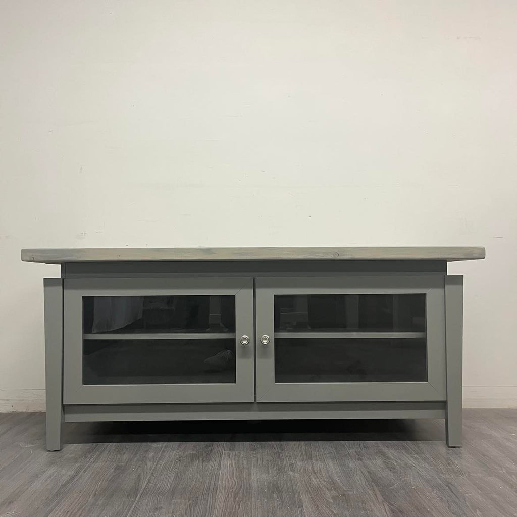 Barn Wood TV Entertainment Stand